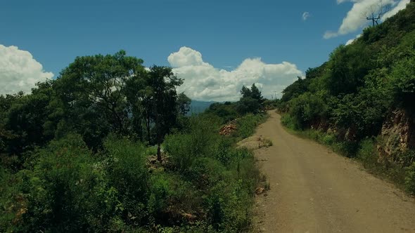 AEREALS FROM VARIOUS MAYAN NEW HOUSES IN CHIAPAS MEXICO SHOT IN 4K