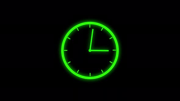 Technology timer clock animation. Vd 31