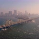Mumbai, India, Worli sea link bridge, 4k aerial drone city skyline view - VideoHive Item for Sale
