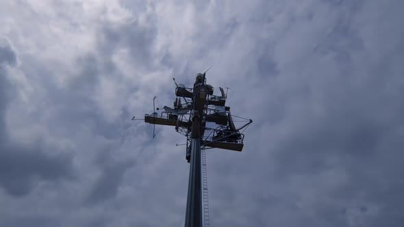 Radar On Military Ship