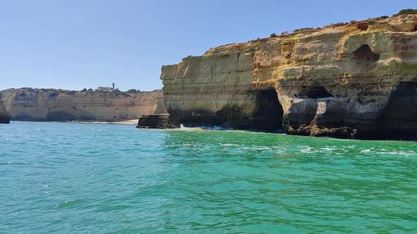 Algarve Rocky Coast with beaches and arches