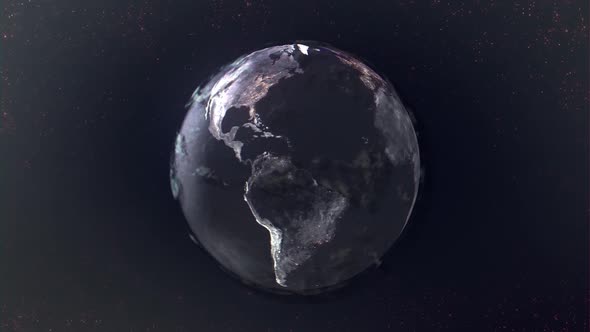 World earth rotation 