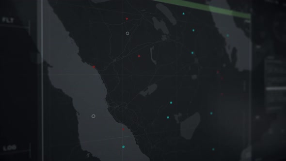 Radar Scan System Analysing Multiple Aircrafts Data To Find Target In Air alt