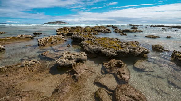 Cotters Beach, Wilson's Promontory National Park, Victoria, Australia 4K Timelapse