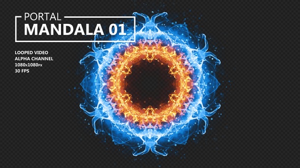 Portal - Mandala Kaleidoscope 01