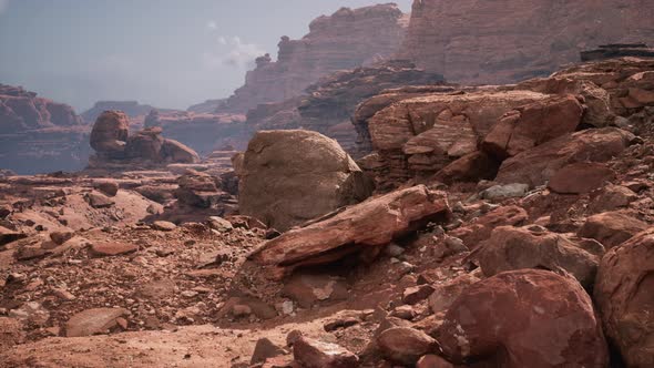 Golden Rocks in Grand Canyon