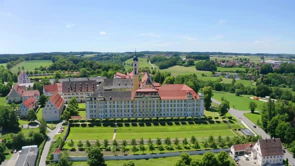 View of Ochsenhausen Monastery, Baden Wuerttemberg, Germany