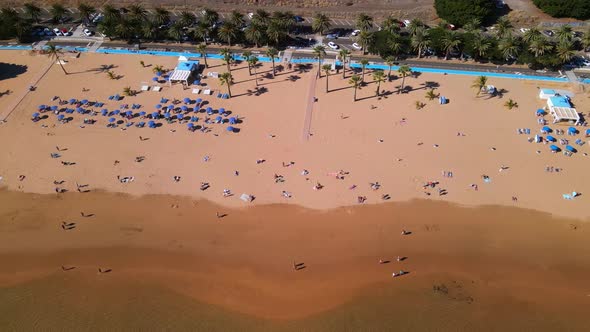 Playa de las Teresitas in Tenerife, Spain