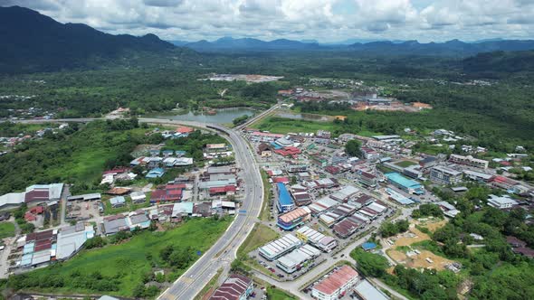 The Towns of Sarawak, Borneo, Malaysia