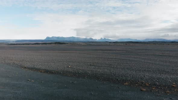 Volcanic Landscape in the East Icelandic Coast