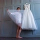Bride is Watching a Wedding Dress - VideoHive Item for Sale