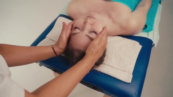 Spa Woman Facial Massage