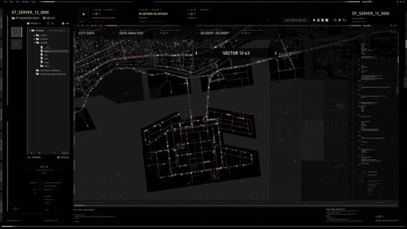 Modern Spy software interface looking for the criminals car gps location