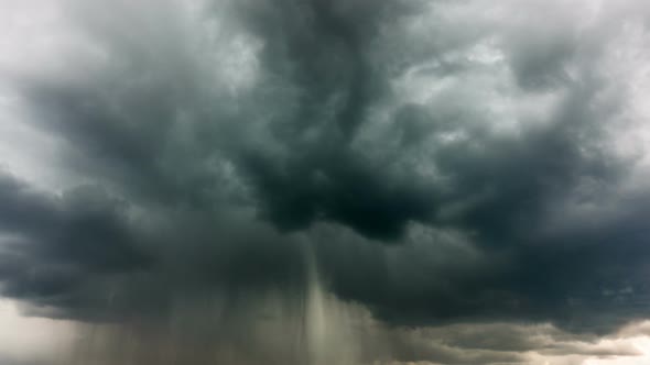 Rain Clouds with Lightning