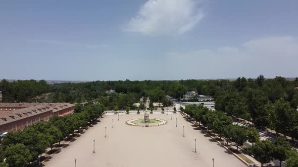 Aranjuez   View Over The Fountain And Palace
