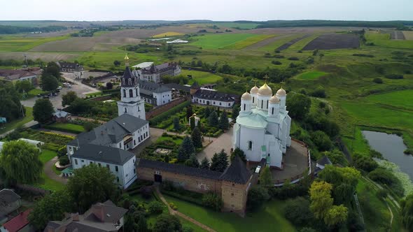 Aerial View Village Zymne