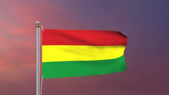 Bolivia Flag 4k