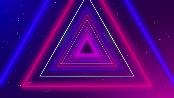 Abstract Tunnel VJ Motion Background || Neon Light Tunnel Free VJ Loops || 4K VJ Loops