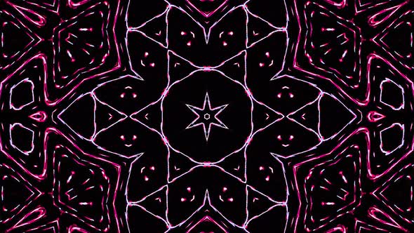 Bright abstract light governing red color, kaleidoscope alt