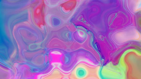 Abstract colorful wavy smooth liquid marble Background