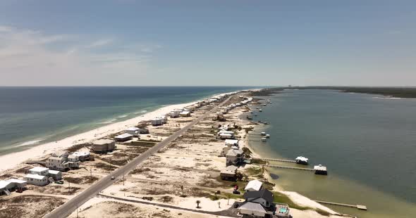 Alabama Travel Destination. 5k Drone Footage Of Homes On Gulf Shores