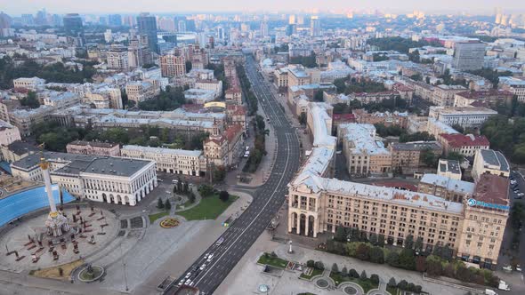 Kyiv, Ukraine Aerial View of the City, Kiev