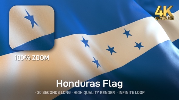 Honduras Flag - 4K