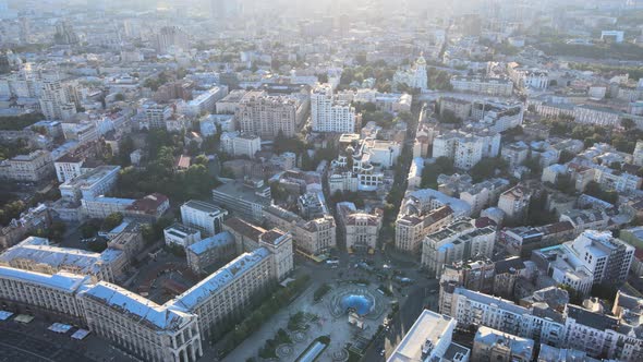 Aerial View of Kyiv By Day. Ukraine