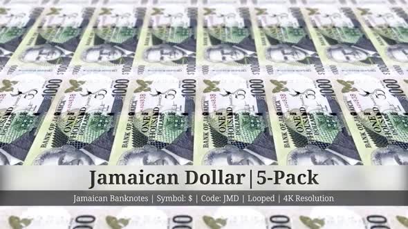 Jamaican Dollar | Jamaica Currency - 5 Pack | 4K Resolution | Looped