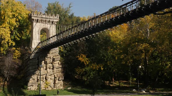 Beautiful  autumn in Craiova 3840X2160 UltraHD  footage - Autumnal  yellow and orange color of natur