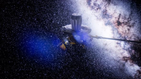 Galileo Spacecraft Orbiting Jupiter alt