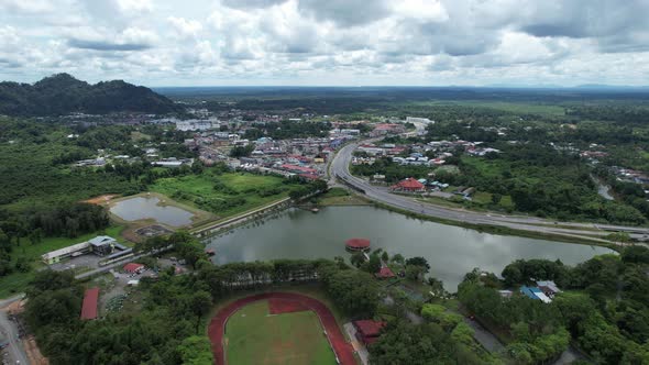 The Towns of Sarawak, Borneo, Malaysia