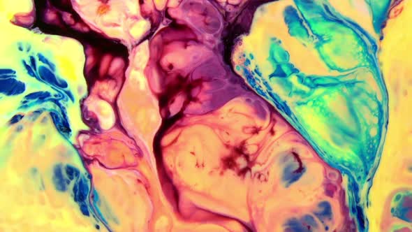 Psychedelic Galactic Paint Texture Background alt