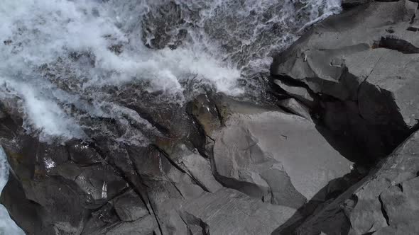 Big Boulders in Mountain Creek Close Up