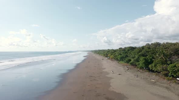 Playa Linda (Matapalo), a beautiful, tropical beach on the Central Pacific Coast of Costa Rica. Aeri