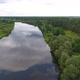 Drone Shot of Neman River in the Summer - VideoHive Item for Sale