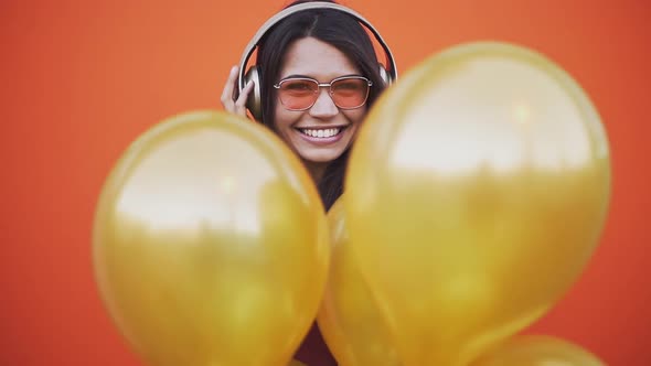 Teenager having fun