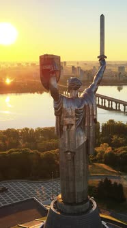 Motherland Monument in Kyiv Ukraine