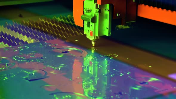 CNC Laser Cutting of Metal, Modern Industrial Technology