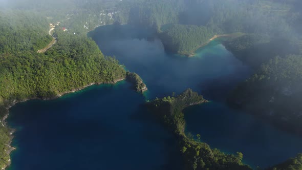 Lagunas Montebello in Chiapas Mexico