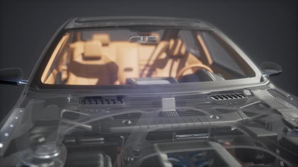 Detailed Car Engine and Other Parts alt