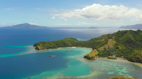 Tropical Islands and Blue Sea