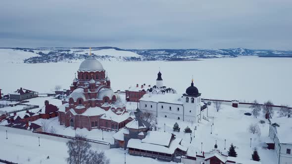 Aerial View Of Sviyazhsk Island, Sights Of Russia