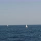 Ocean horizon view with two sail boat during a boat trip - VideoHive Item for Sale