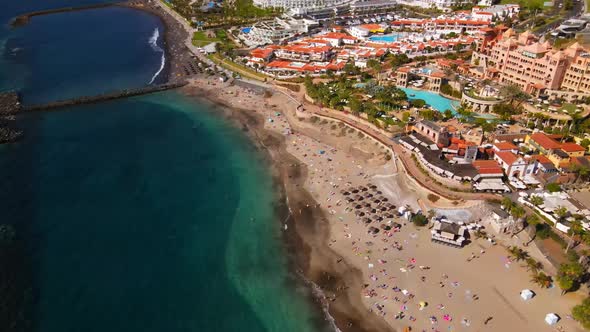 Playa del Duque in Tenerife, Spain