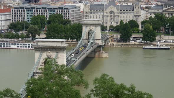 Time lapse of the Széchenyi Chain Bridge 