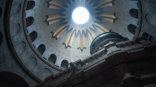 Inside the Church of the Holy Sepulchre