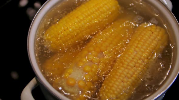 Preparation of Boiled Corn.