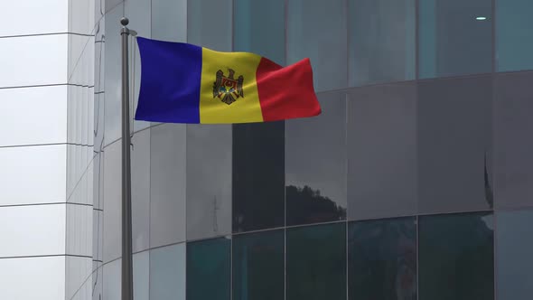 Moldova Flag Background 2K