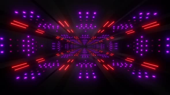 4k  Colored Led Arrow Tunnel